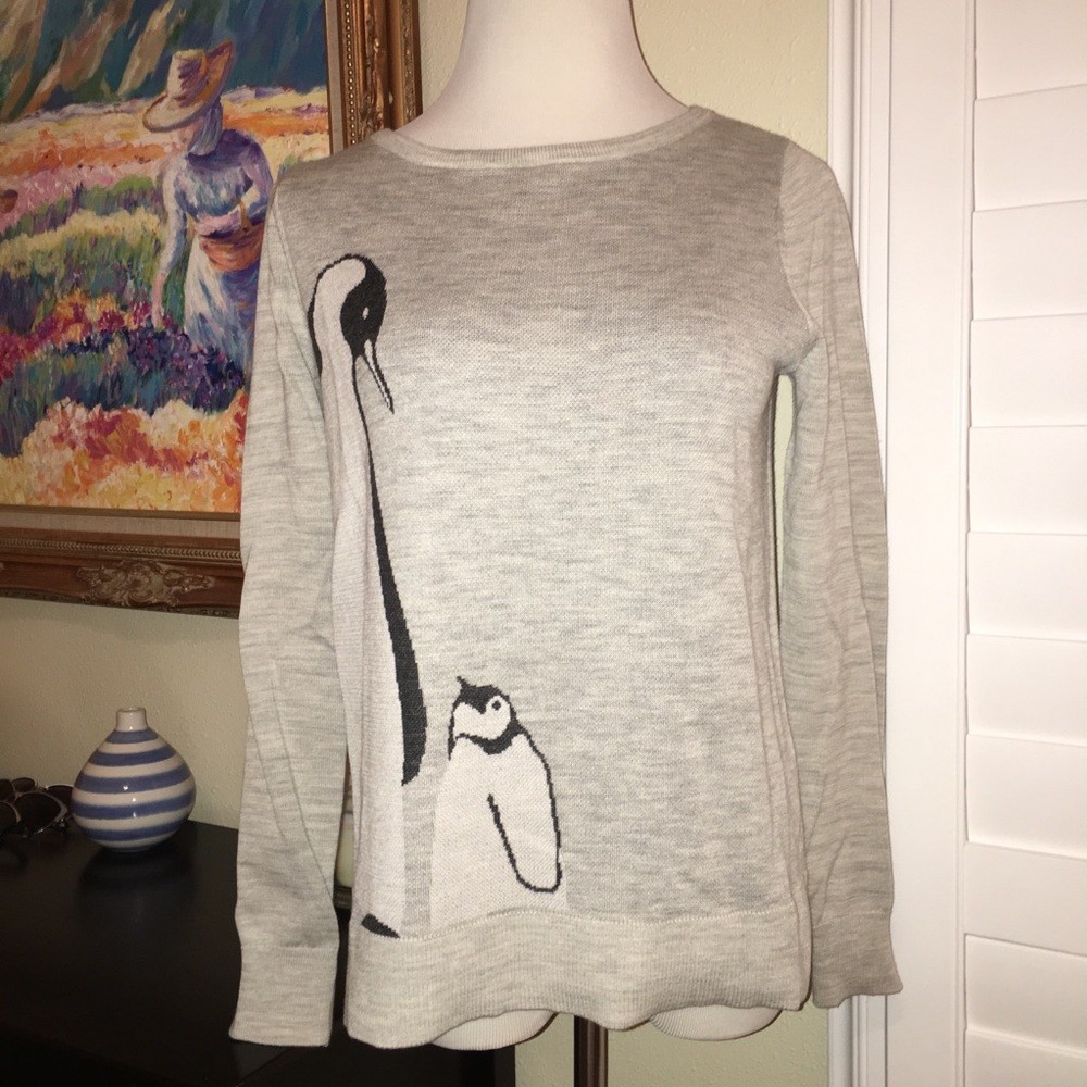 LOFT Penguin Print Sweater